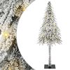vidaXL Sapin de No&euml;l avec 150 LED Blanc 150 cm PE et Acier
