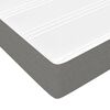 vidaXL Matelas de lit &agrave; ressorts ensach&eacute;s Gris fonc&eacute; 90x190x20cm Tissu