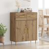 vidaXL Buffet Ch&ecirc;ne artisanal 69,5 x 34 x 90 cm Bois d'ing&eacute;nierie