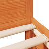 vidaXL Cadre de lit sans matelas avec t&ecirc;te de lit 100x200 cm bois pin