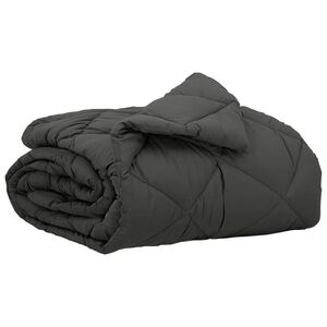 vidaXL Duvet d'&eacute;t&eacute; simple 200 x 135 cm &Eacute;t&eacute; 200 gsm Anthracite