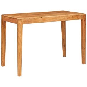 vidaXL Table de salle &agrave; manger 110 x 55 x 76 cm Bois d'Acacia Massif