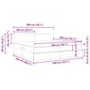 vidaXL Lit avec rangement et matelas avec matelas Taupe 200 x 200 cm
