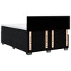 vidaXL Sommier &agrave; lattes de lit avec matelas Noir 140x190 cm Velours