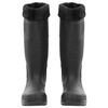 vidaXL Bottes de pluie avec chaussettes amovibles noir taille 39 PVC