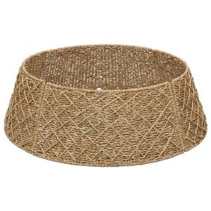 vidaXL Collier de sapin de No&euml;l Rond Naturel Diam. 45 x 22 cm