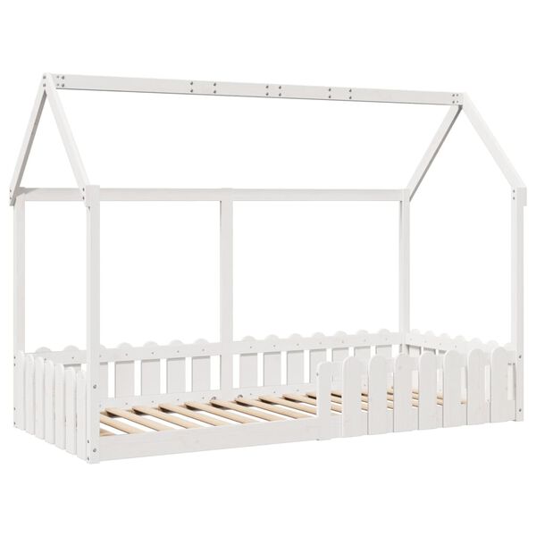 vidaXL Cadre de lit d'enfants forme de maison sans matelas 90x190 cm