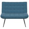 vidaXL Banc bleu 110x74x84 cm velours