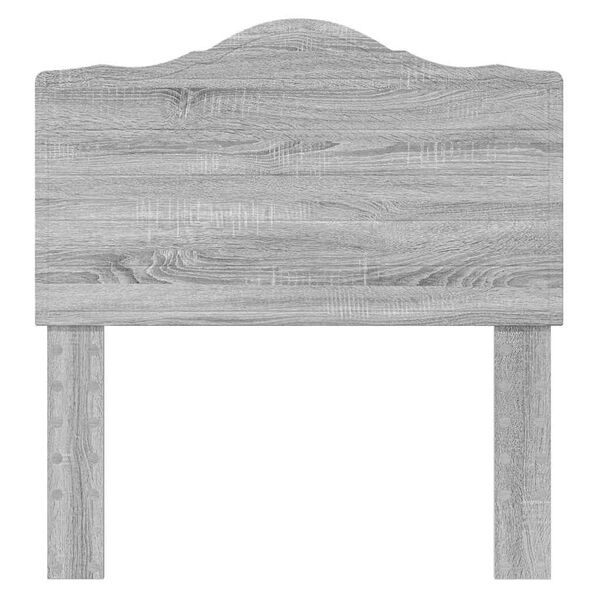 vidaXL Tête de lit Gris Sonoma 75 cm Bois d'ingénierie
