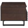vidaXL Table basse marron 80x55x40 cm bois de massif manguier
