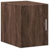 vidaXL Armoire de rangement mince ch&ecirc;ne marron 30x42,5x225 cm