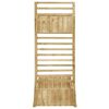 vidaXL Jardini&egrave;re en treillis Bois de pin impr&eacute;gn&eacute;