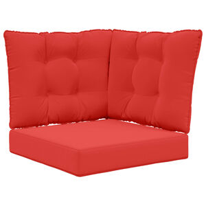 vidaXL Coussin de canap&eacute; d'ext&eacute;rieur Polyester Rouge 50,5 x 50,5 cm