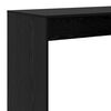 vidaXL Table de bar Ch&ecirc;ne noir 102 x 50 x 103,5 cm Bois d'ing&eacute;nierie