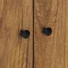 vidaXL Buffet avec 2 portes 60x33x75 cm bois massif de manguier