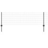 vidaXL Cl&ocirc;ture Euro avec poteau 10 x 0,6 m Acier recouvert de PVC Gris