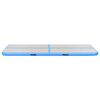 vidaXL Tapis gonflable de gymnastique avec pompe 300x100x10cm PVC Bleu