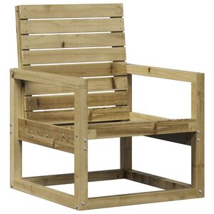 vidaXL Chaise de jardin 57,5x63x76 cm bois de pin impr&eacute;gn&eacute;