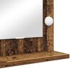 vidaXL Miroir de vanité avec miroir Bois Ancien 100 x 45 x 18 cm