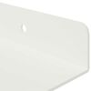 vidaXL &Eacute;tag&egrave;re flottante 3 pcs Blanc 40 x 9 x 2,5 cm Acier