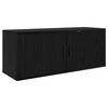vidaXL Ensemble de meuble TV mural 2 pcs Ch&ecirc;ne noir 100 x 34,5 x 40 cm