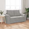 vidaXL Canap&eacute;-Lit Gris clair 148 x 71 x 83 cm Velours
