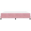 vidaXL Lit &agrave; ressorts avec matelas Rose 180 x 220 cm tissu