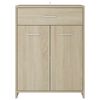 vidaXL Armoire de salle de bain ch&ecirc;ne sonoma bois d&rsquo;ing&eacute;nierie