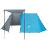 vidaXL Tente de camping 3 personnes bleu imperm&eacute;able