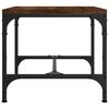 vidaXL Table d'appoint Chêne marron 40x40x35 cm Bois d'ingénierie