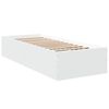 vidaXL Cadre de lit sans matelas blanc 90x190 cm
