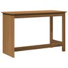 vidaXL Bureau Marron miel 112 x 50 x 75 cm Bois de Pin Massif