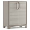 Keter Armoire de rangement basse Gulliver Beige et marron 100 cm