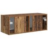 vidaXL Meuble TV mural Bois Ancien 60 x 31 x 29.5 cm Bois d'ing&eacute;nierie