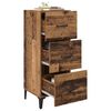 vidaXL Buffet Bois Ancien 34,5 x 34 x 90 cm Bois d'ing&eacute;nierie