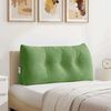 vidaXL Coussin de Dos Vert clair 100 x 24 x 50 cm Velours