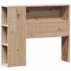 vidaXL Lit biblioth&egrave;que sans matelas 90x190 cm bois de pin massif