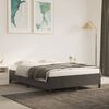 vidaXL Cadre de lit sans matelas gris fonc&eacute; 140x200 cm velours