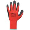 vidaXL Gants de Travail 12 pcs Rouge et Noir 11 / XXL