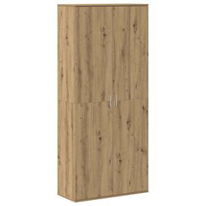 vidaXL Buffet 80 x 35 x 180 cm Bois d'ing&eacute;nierie ch&ecirc;ne artisanal
