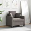 vidaXL Fauteuil Taupe 60 cm Tissu