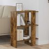 vidaXL &Eacute;tag&egrave;re Ch&ecirc;ne fum&eacute; 52 x 25 x 71,5 cm Bois d'ing&eacute;nierie
