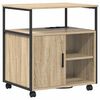 vidaXL Cabinet avec Station de Charge 61 x 46 x 67 cm Ch&ecirc;ne Sonoma