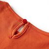 T-shirt enfants &agrave; manches longues orange br&ucirc;l&eacute; 116