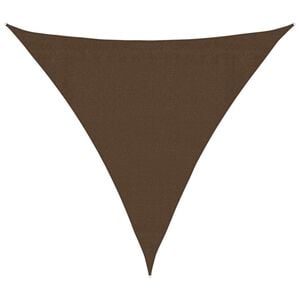 vidaXL Voile d'ombrage 160 g/m&sup2; Marron 3x3x3 m PEHD
