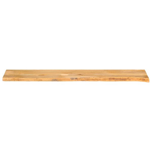 vidaXL Dessus de table &agrave; bord vivant 140x40x2,5cm bois massif manguier