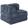 vidaXL Canapé d'angle modulable Impression Indigo 70 x 70 x 56 cm