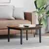 vidaXL Table basse Ch&ecirc;ne Fum&eacute; 60 x 60 x 36 cm Bois d'ing&eacute;nierie