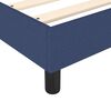 vidaXL Sommier &agrave; lattes de lit avec matelas Bleu 140x200 cm Tissu