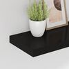 vidaXL &Eacute;tag&egrave;re murale flottante noir 50x23x3,8 cm MDF